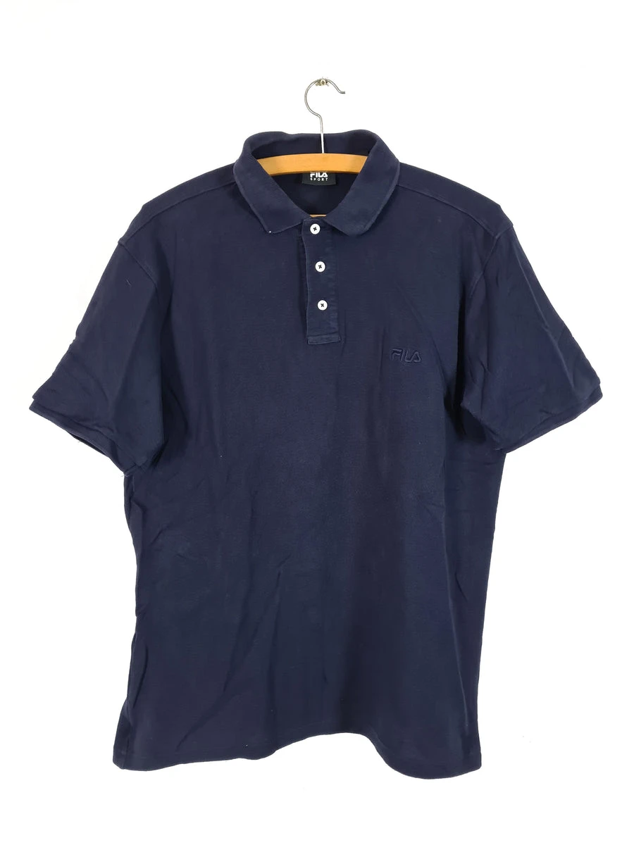 Basic Fila Sport Marine Polo Shirt Vintage L 3 Basic Fila Sport Marine Polo Shirt Vintage L