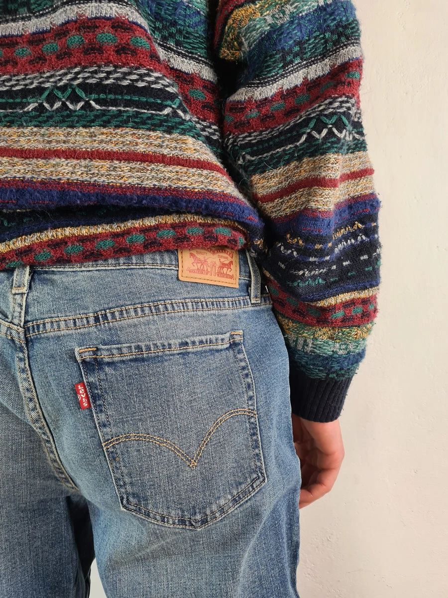 Moderne Levis Jeans 414 Relaxed Straight Hellblau W30 L32 4 Moderne Levis Jeans 414 Relaxed Straight Hellblau W30 L32 – Bild 2