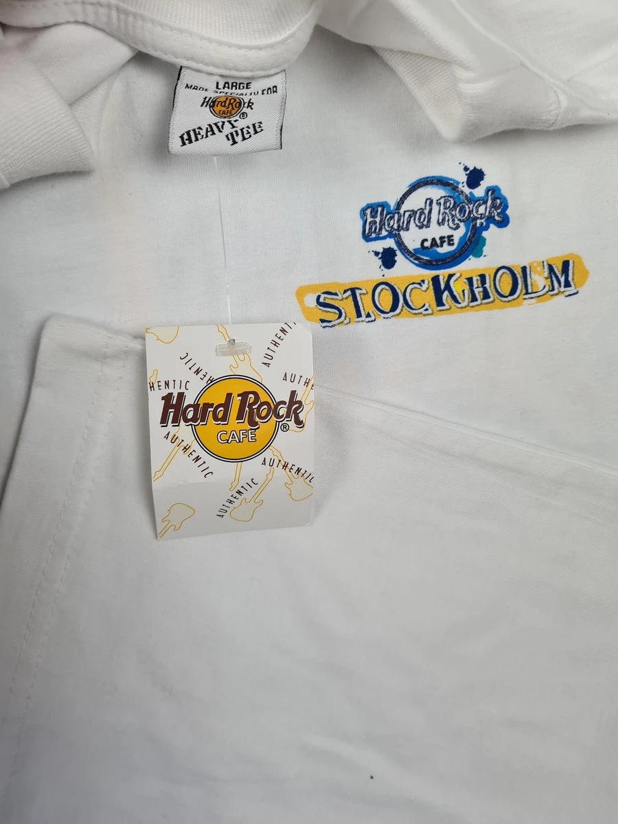 Vintage Hard Rock Cafe Shirt Stockholm Deadstock L 5 Vintage Hard Rock Cafe Shirt Stockholm Deadstock L – Bild 3
