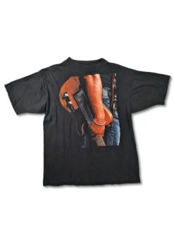 Rare! Vintage SJM Shirt Bruce Springsteen World Tour 1992-93 Schwarz Faded XL