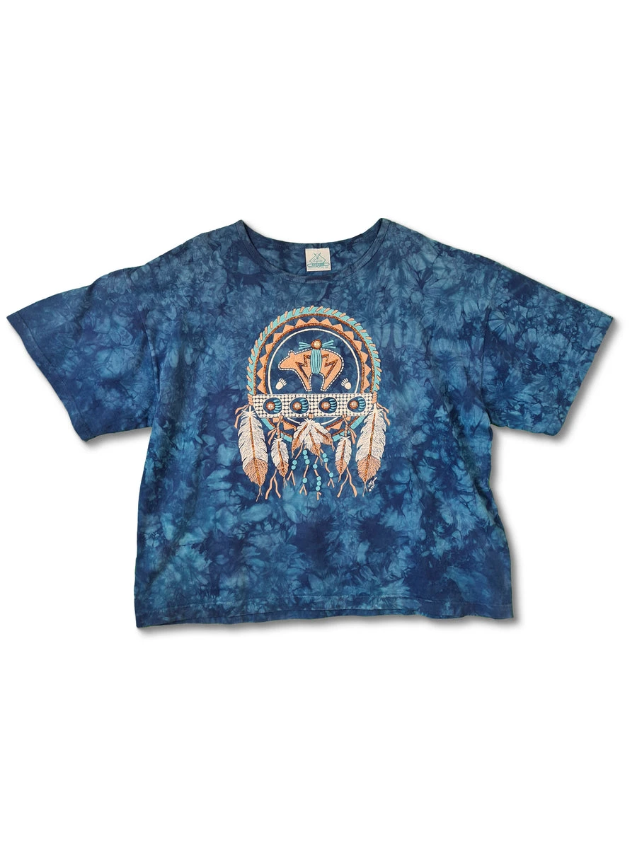 Vintage Lynee Apparel Shirt American Native Art Batik Made In USA "one Size" 3 Vintage Lynee Apparel Shirt American Native Art Batik Made In USA "one Size"