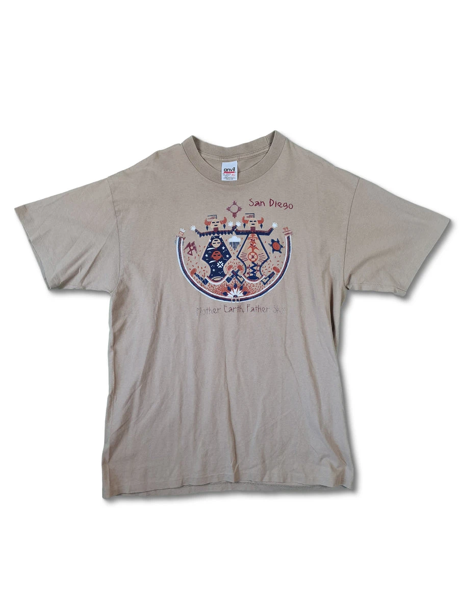 Vintage Anvil Shirt San Diego "Mother Earth, Father Sky" Single Stitched Made In USA XL 3 Vintage Anvil Shirt San Diego "Mother Earth, Father Sky" Single Stitched Made In USA XL