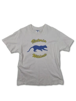 Rare! Vintage Hanes Beefy Shirt Victoria Wildcats L