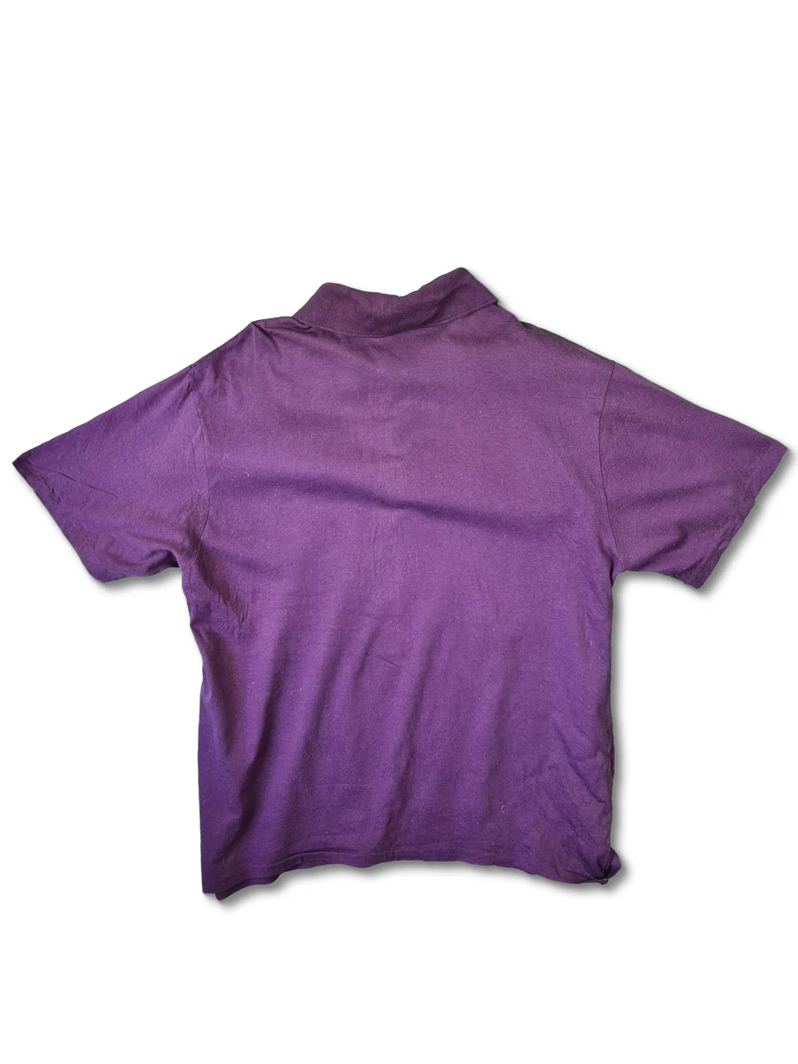 Vintage Lacoste Poloshirt Classic Made In France Lila XL 4 Vintage Lacoste Poloshirt Classic Made In France Lila XL – Bild 2