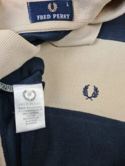 Modernes Fred Perry Poloshirt Gestreift L -Pierre Cardin Geschaft 20220308 115514 1200x1200
