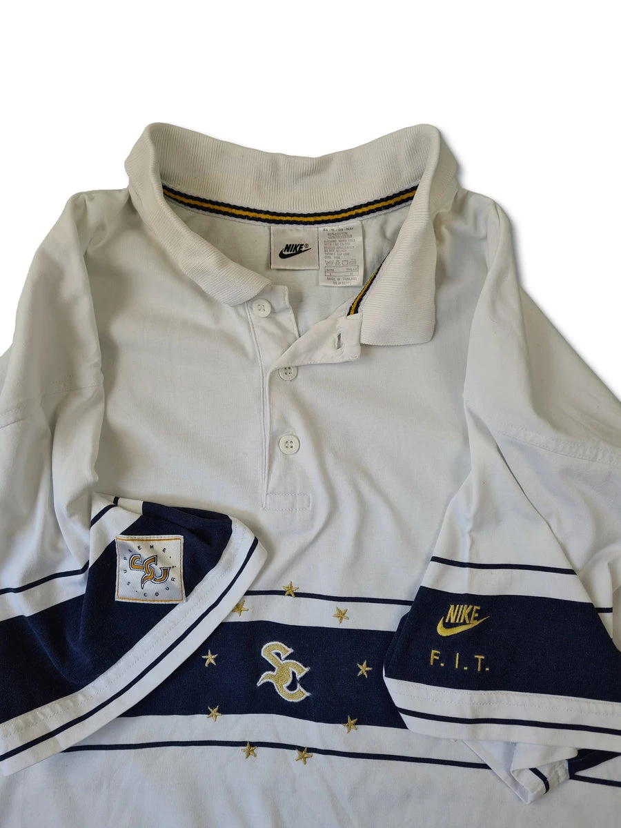 Rare! Nike Polo-Shirt Supreme Court Weiß Lila L 4 Rare! Nike Polo-Shirt Supreme Court Weiß Lila L – Bild 2