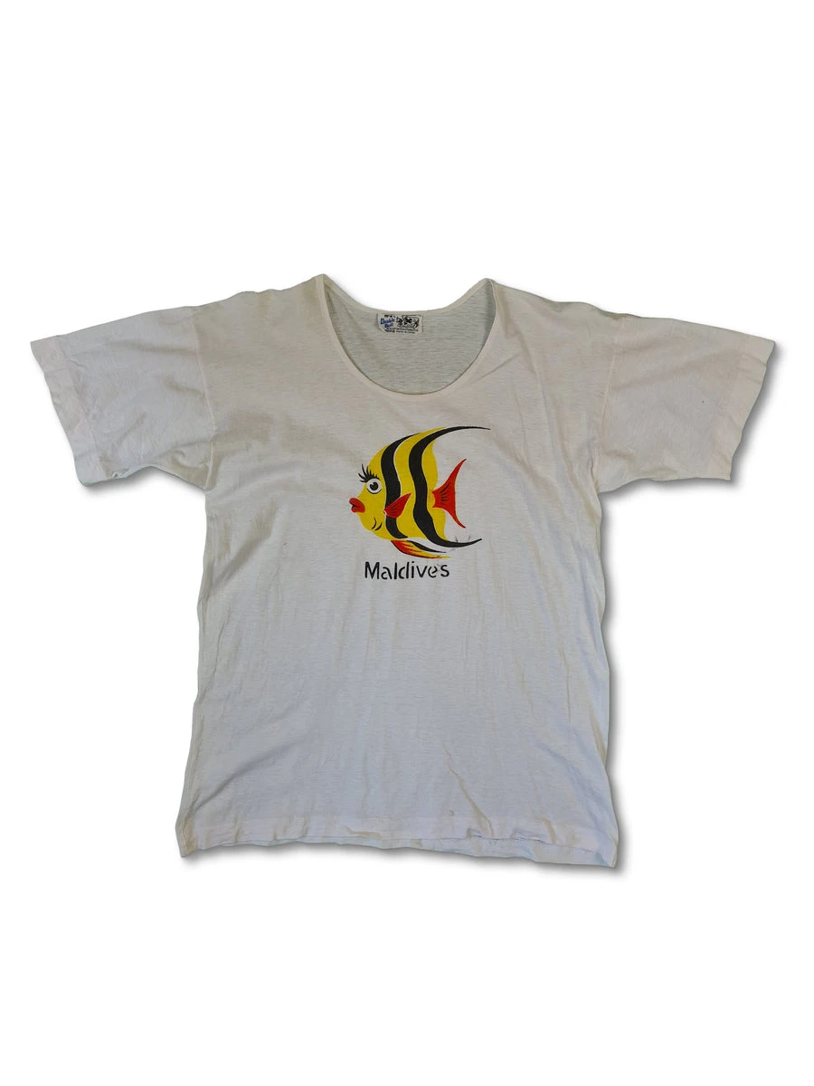 Rare! Vintage Double Bull Shirt 70s Shanghai Maldives L 3 Rare! Vintage Double Bull Shirt 70s Shanghai Maldives L