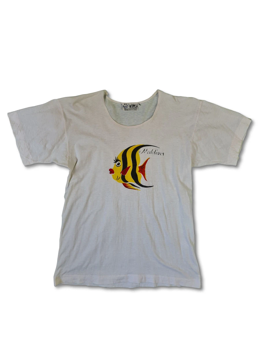 Rare! Vintage Double Bull Shirt 70s Shanghai Single Stitched M 3 Rare! Vintage Double Bull Shirt 70s Shanghai Single Stitched M