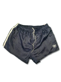 Rare! Vintage Adidas Shorts Shiny Made In West Germany Marine XL