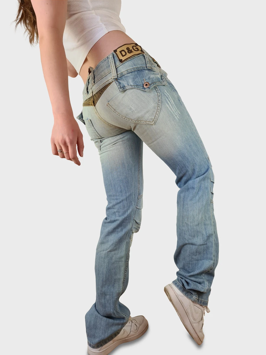 Y2K Dolce&Gabbana Jeans Low Waist 27 3 Y2K Dolce&Gabbana Jeans Low Waist 27