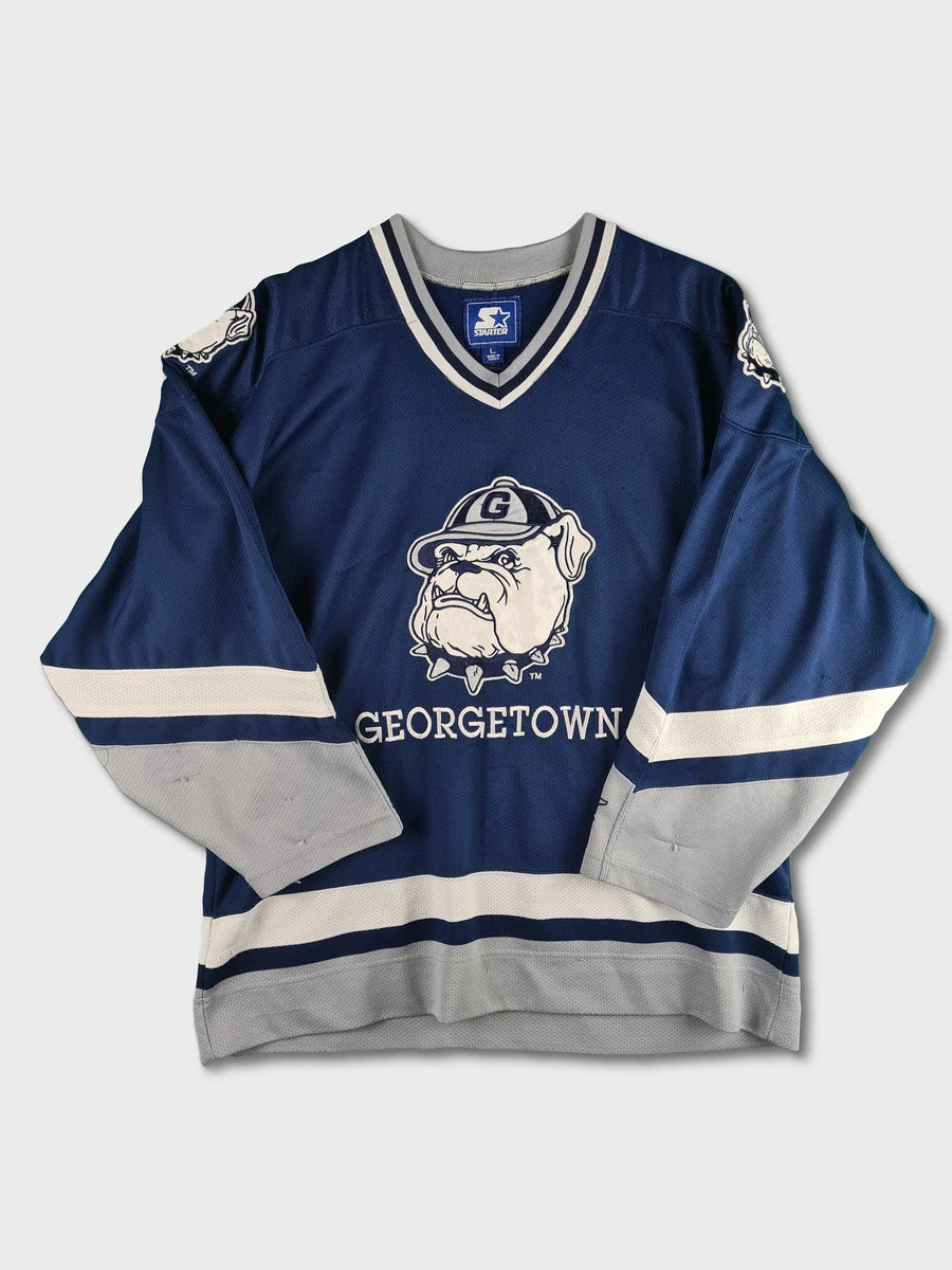 Vintage Starter Jersey Georgetown Made In Korea L 3 Vintage Starter Jersey Georgetown Made In Korea L