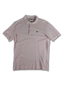 Vintage Lacoste Poloshirt Made In Spain Basic Weiß (8) XXXL