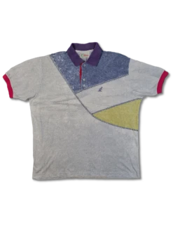 Vintage L'Alpina Polo-Shirt 80s Känguru Made In Italy Bunt (52) XL