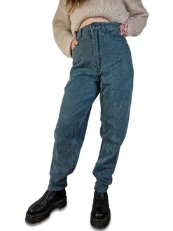 Vintage Cougar Jeans High Waist Grün (38) XS-S 7 Vintage Cougar Jeans High Waist Grün (38) XS-S -Pierre Cardin Geschaft 20221020 091922 1200x1200