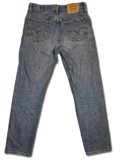 Vintage Levis Jeans 615 02 Orange Made In Croatia C1 Tab Blau W32 L32