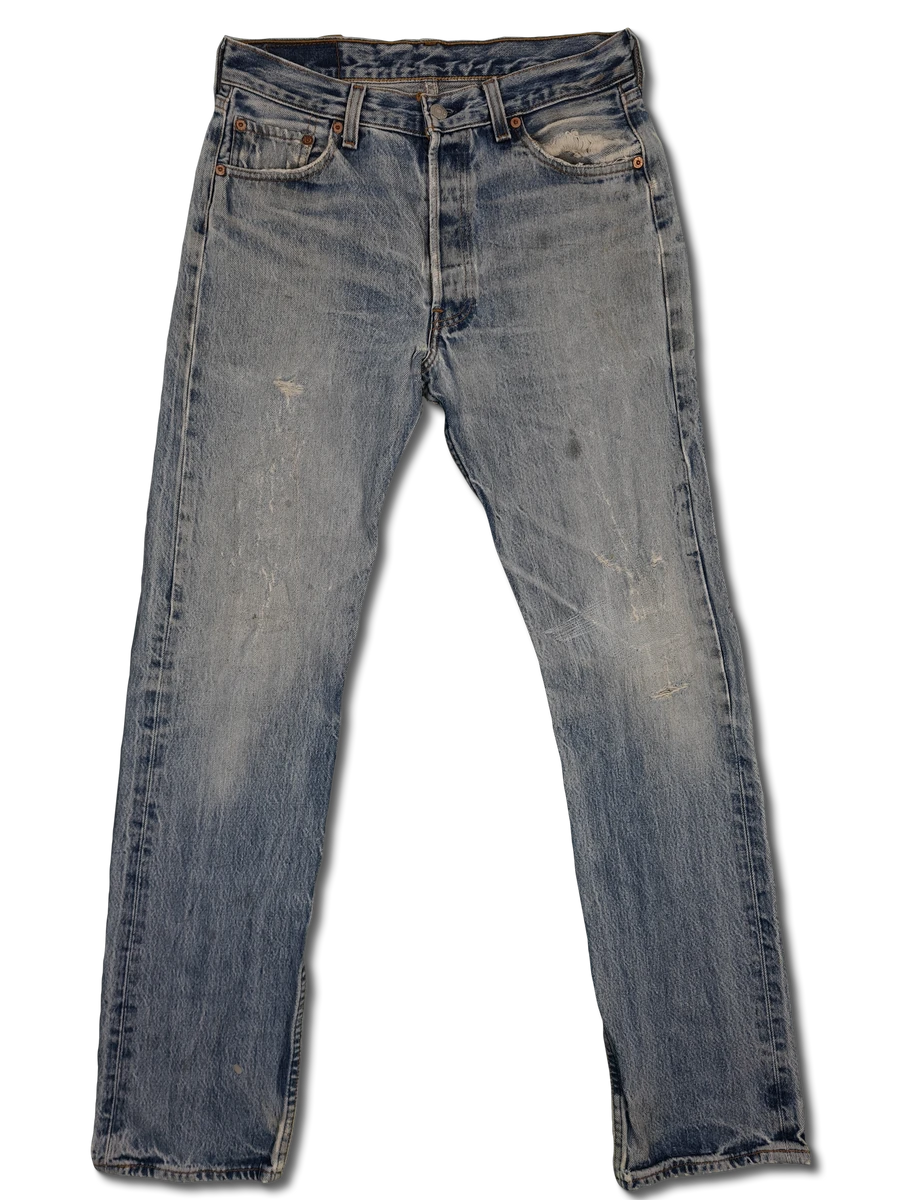 Vintage Levis Jeans 501 Basic Made In USA 555 Blau W31 L36 4 Vintage Levis Jeans 501 Basic Made In USA 555 Blau W31 L36 – Bild 2