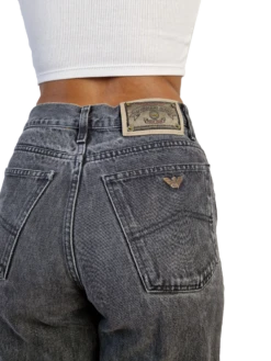 Vintage Armani Jeans Made In Italy Grau 33