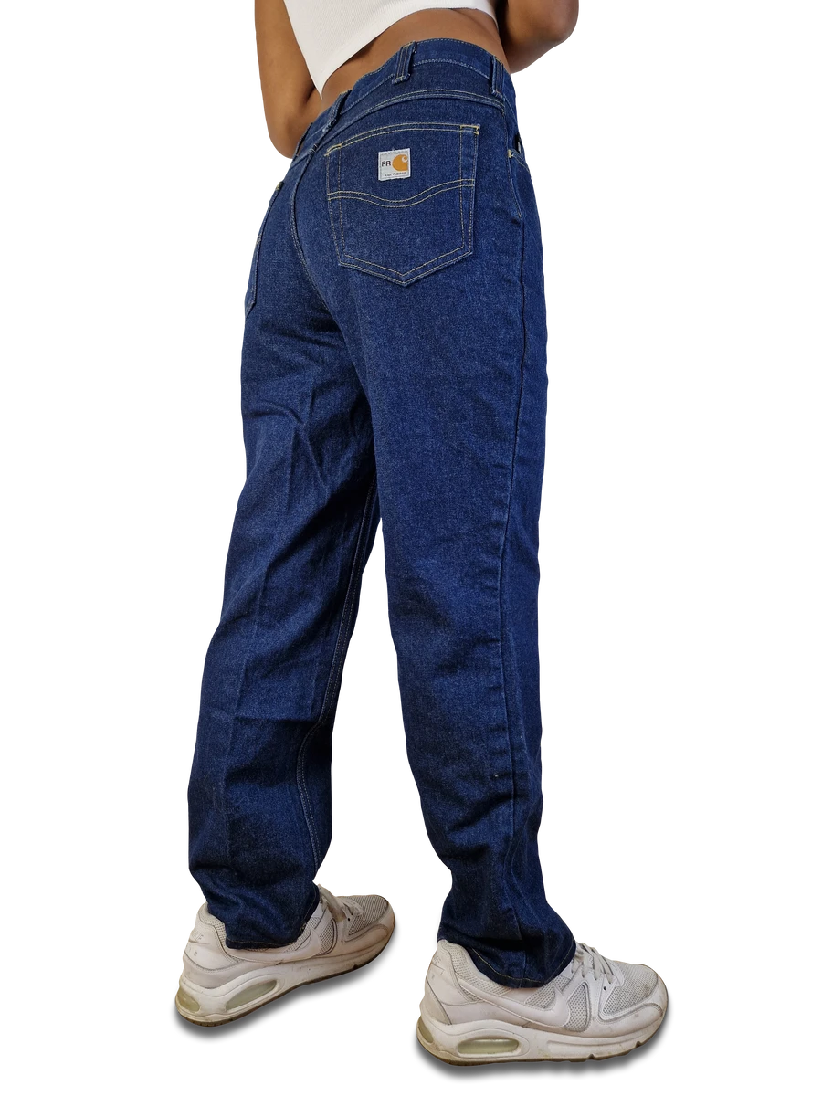 Moderne Carhartt Jeans "FR" Flame Resistant Workwear Blau 32x32 3 Moderne Carhartt Jeans "FR" Flame Resistant Workwear Blau 32x32