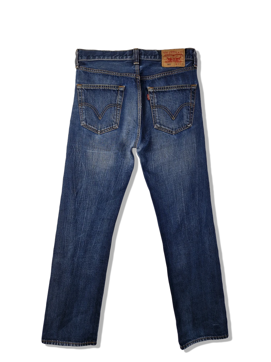 Moderne Levis Jeans 501 Dunkelblau W32L32 3 Moderne Levis Jeans 501 Dunkelblau W32L32