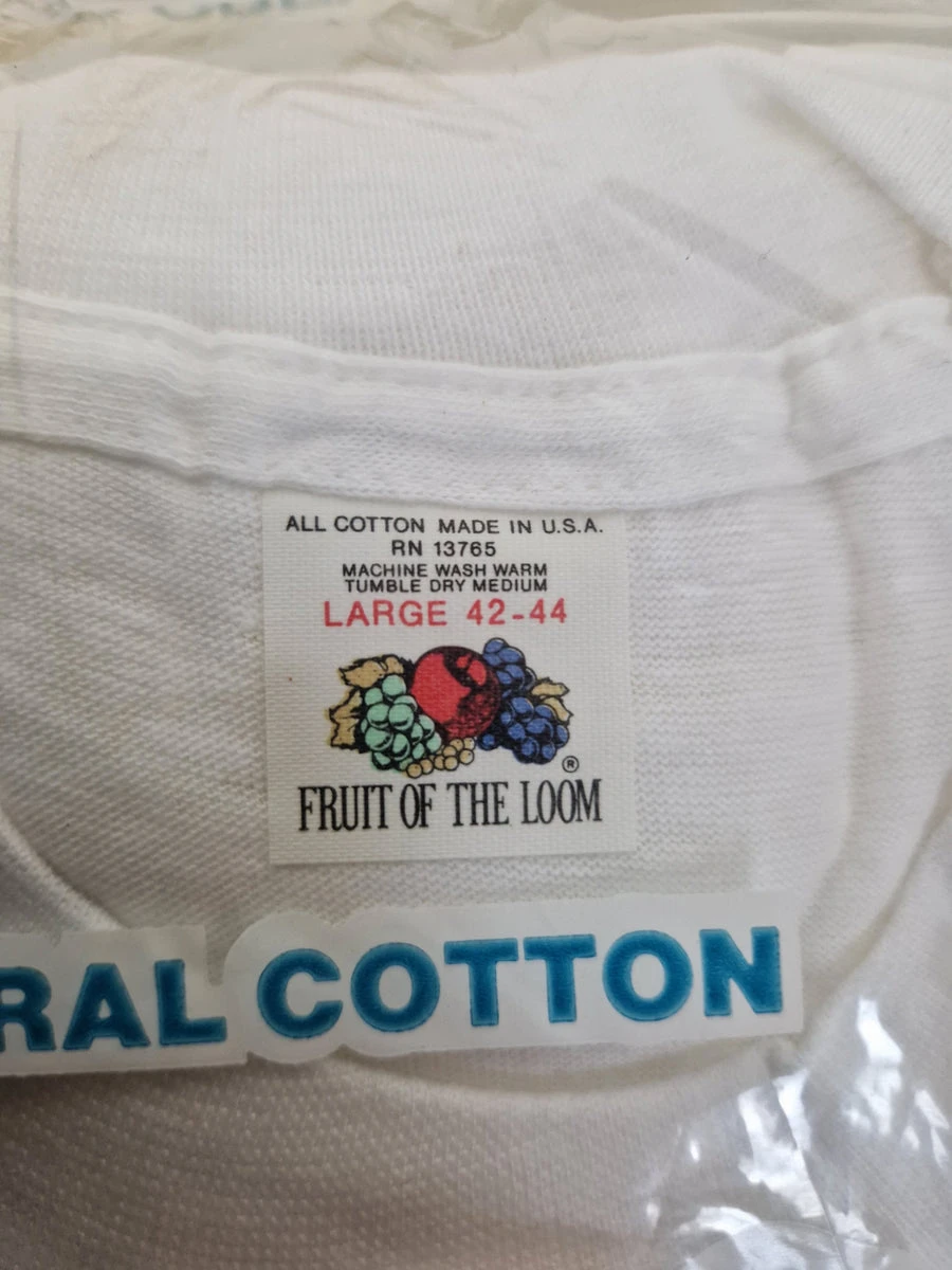 Rare! Vintage Fruit Of The Loom Shirts 3erPack 1978 Deadstock Made In USA Weiß (42-44) L 5 Rare! Vintage Fruit Of The Loom Shirts 3erPack 1978 Deadstock Made In USA Weiß (42-44) L – Bild 3