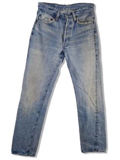 Rare! Vintage Levis Jeans 80s Red Line Selvedge Hellblau S-M