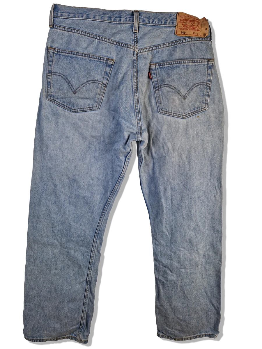 Moderne Levis Jeans 501 Hellblau W38 L32 3 Moderne Levis Jeans 501 Hellblau W38 L32