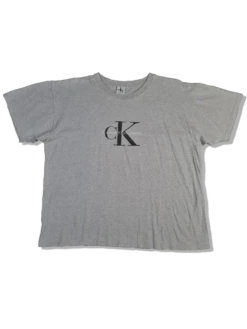 Vintage Calvin Klein Shirt Basic Big Logo Single Stitched Made In USA M-L