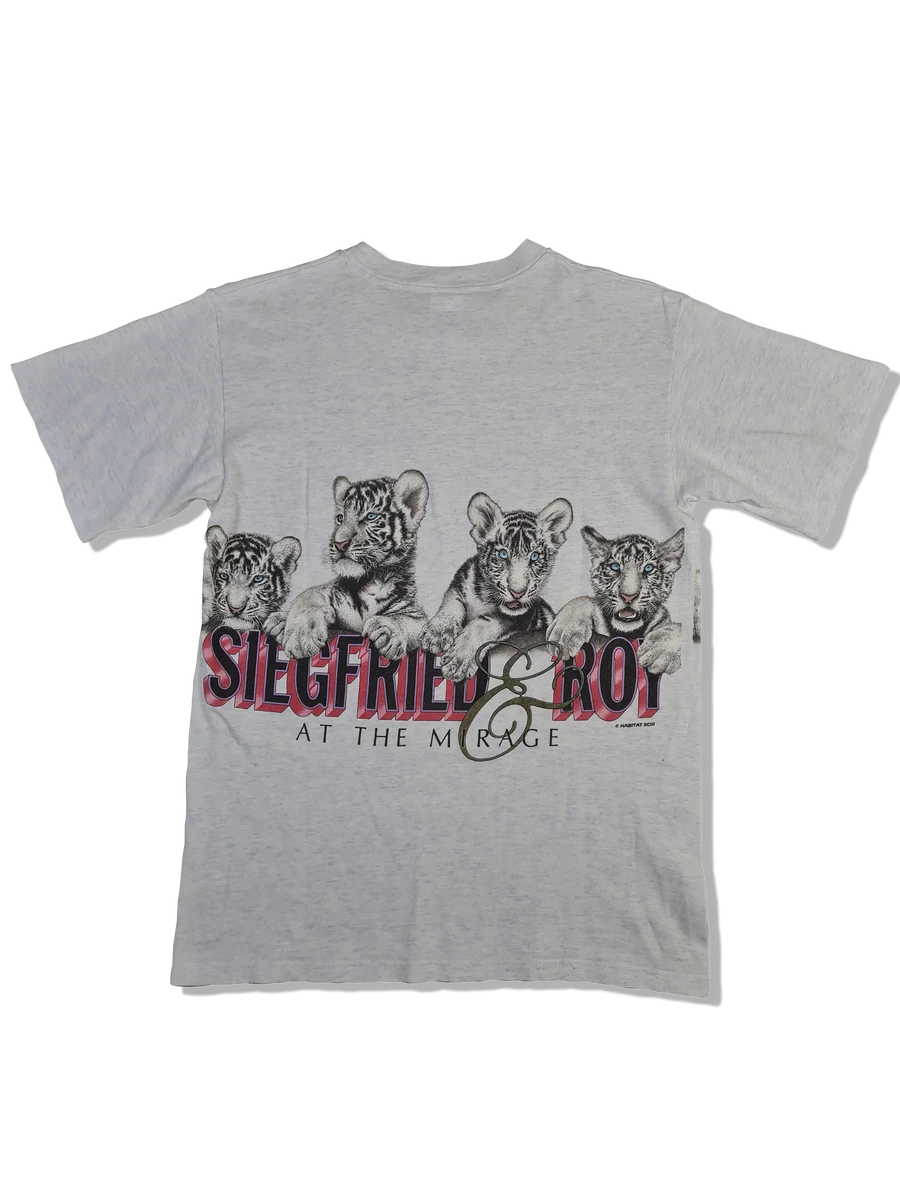 Vintage H.L. Miller Shirt Siegfried & Roy At The Mirage Made In USA Single Stitched Grau M 5 Vintage H.L. Miller Shirt Siegfried & Roy At The Mirage Made In USA Single Stitched Grau M – Bild 3