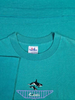 Vintage Tee Jays Shirt Animal Print Made In USA Single Stitched Grün L -Pierre Cardin Geschaft 20221228 010641 1200x1200