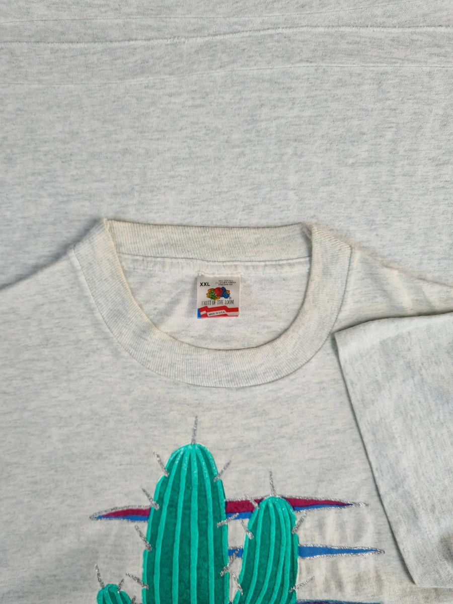 Vintage Fruit Of The Loom Shirt Ethel M Chocolates Made In USA Heather Grey XXL 4 Vintage Fruit Of The Loom Shirt Ethel M Chocolates Made In USA Heather Grey XXL – Bild 2