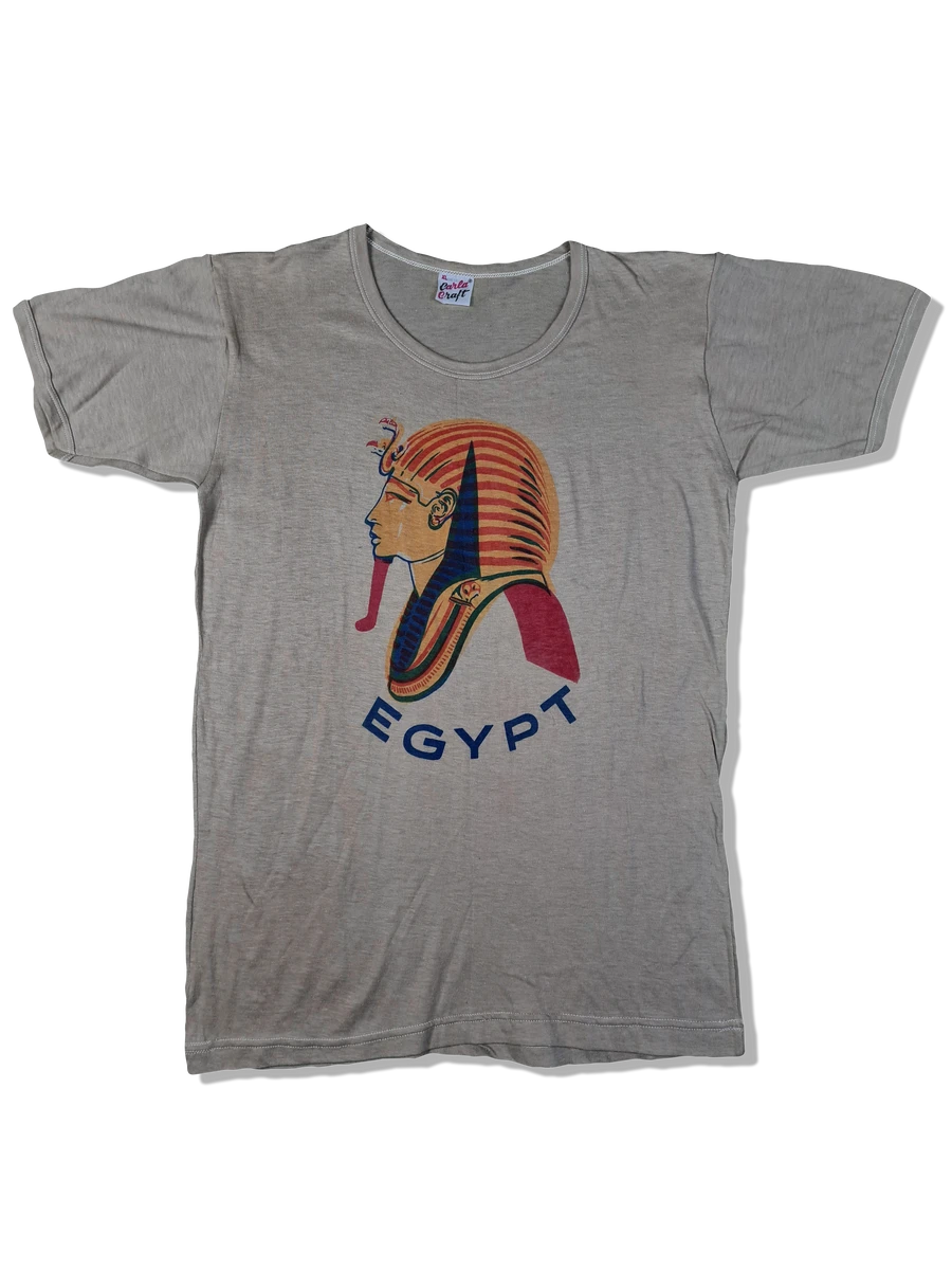 Vintage Tourist Shirt Egypt Hellbraun L-XL 3 Vintage Tourist Shirt Egypt Hellbraun L-XL