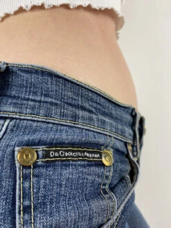 Y2K Dolce & Gabbana Jeans Mid Waist Dunkelblau S-M -Pierre Cardin Geschaft IMG 5027 1200x1200